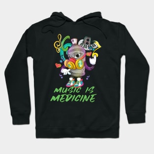 Music Graffiti cartoon Hoodie